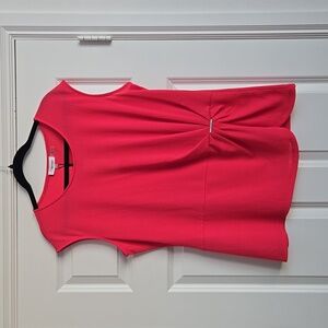 Calvin Klein Vibrant Pink Sleeveless Blouse